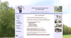 Desktop Screenshot of bauernhof-stefan-raab.de