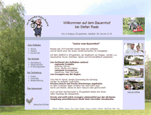 Tablet Screenshot of bauernhof-stefan-raab.de